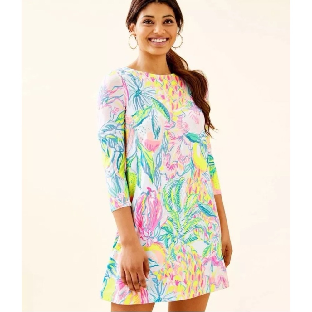 Lilly Pulitzer Ophelia Swing Dress Multi Fiesta Bamba Size Medium